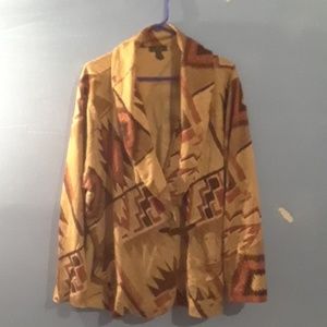 LRL Lauren Jeans Co. Printed blazer